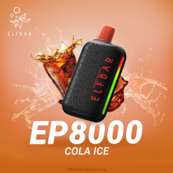 Elektronikus Cigaretta Elf Bar 408B304 | kóla jég ELFBAR EP8000 eldobható vape