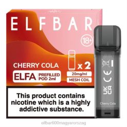 Elf Bar Bolt 408B113 | cseresznye kóla ELFBAR ELFA előretöltött hüvely (2 csomag)