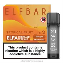 Elf Bar Bolt 408B120 | trópusi gyümölcs ELFBAR ELFA előretöltött hüvely (2 csomag)
