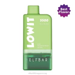 Elf Bar Bolt 408B372 | kivi maracuja guava hüvely + zöld akkumulátor ELFBAR LOWIT 5500 előretöltött podkészlet
