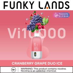 Elf Bar Bolt 408B393 | áfonyás szőlő duó jég ELFBAR Funky Lands Vi10000 eldobható vape