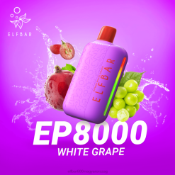 Elf Bar Vélemények 408B314 | fehér szőlő ELFBAR EP8000 eldobható vape