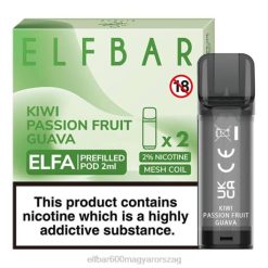 Elf Bar Ár 408B117 | kivi maracuja guava ELFBAR ELFA előretöltött hüvely (2 csomag)