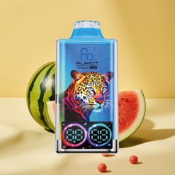 Fumot Leopard 40K Puffs Görögdinnye Rágógumi Dual Mesh Type-C Digitális Kijelző