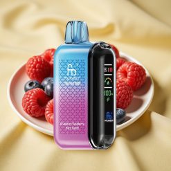 Fumot Tornado 20000 Puff Kettős Mesh Coil 20ml E-liquid Áfonya Málna Kemény Cukorka