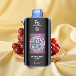 Fumot Tornado 25000 Puff Grape Jég HD Kijelző 20ml 700mAh vape wholesale Hungary