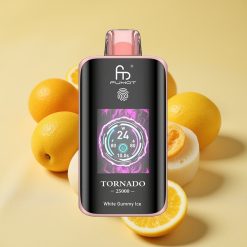 Fumot Tornado 25000 Puff HD Képernyős 20ml Fehér Gummy Ice 5% Nikotin