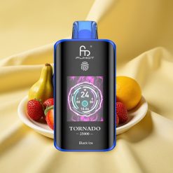 Fumot Tornado 25000 Puffs Fekete Jég HD Kijelző 20ml 700mAh vape wholesale Hungary