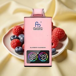 Fumot Tornado 35000 Puff Kétmeszes RGB Kékáfonya Málna USB-C vape wholesale Hungary