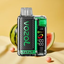VOZOL Vista 20000 Puffs Gombóc Dinnye OLED Kijelző 650mAh Akku S.i.L.C Tech Dual Mesh Coil