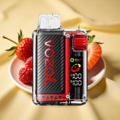 VOZOL Vista 20000 Puffs epe Fahérszőlő Málna Cseresznye 650mAh OLED S.i.L.C Tech Dual Mesh Coil