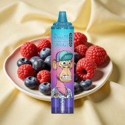 Fumot RandM Tornado 15000 Puffs Blueberry Raspberry Mesh Coil Type-C LCD