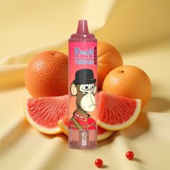 Fumot RandM Tornado 15000 Puffs Red Energy Ice 25ml Mesh Coil Type-C LCD