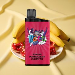 IGET Bar 3500 Puff Banán Gránátalma Cseresznye Jég 1400 mAh Mesh Coil