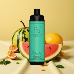 RandM Fumot Shisha 10000 Puffs Görögdinnye Mézsárpite Sárkánygyümölcs Fodormenta LED Mesh Type-C