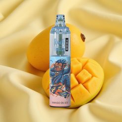 RandM Fumot Tornado 7000 Puff Mango On Ice Mesh Coil Type-C RGB Légáteresztő