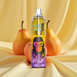 RandM Fumot Tornado 7000 Puffs Alma Barack Körte Mesh Coil Típus-C Port