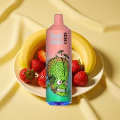 RandM Tornado 9000 Puffs Epe Strawberry Banana Mesh Tekercs és RGB Kijelző