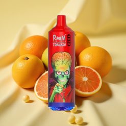 RandM Tornado 9000 Puffs Lush Ice Mesh Coil RGB Display vape wholesale Hungary