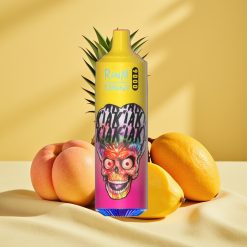 RandM Tornado 9000 Puffs Peachy Mango Ananász 850 mAh Mesh Coil RGB