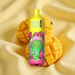 RandM Tornado 9000 Puffs Triple Mango Mesh Coil RGB Kijelző vape wholesale Hungary