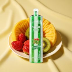 JNR Shisha Hookah 12000 Puff e-cigaretta Eper-Kiwi 24ml 750mAh Type-C