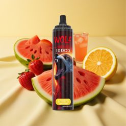 JNR Wolf Niplo 10000 Puffs epeprmalna Strawberry Watermelon Lemonade 20ml 650mAh Type-C