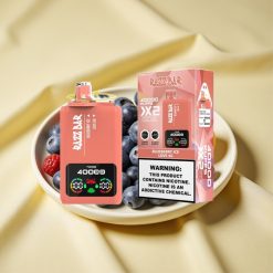 Razz Bar 40000 Puff BLUEBERRY ICE & LOVE 65 Type-C Port 1.0Ω×2 Mesh Coil