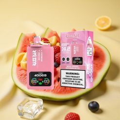 Razz Bar 40000 Puff MIXED BERRIES & WATERMELON ICE Típus-C Port 1.0Ω×2 Mesh Coil
