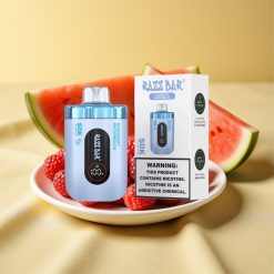 Razz Bar 50K Puff Egyszerhasználatos Vape MálnaGörögdinnye Mesh Coil Type-C